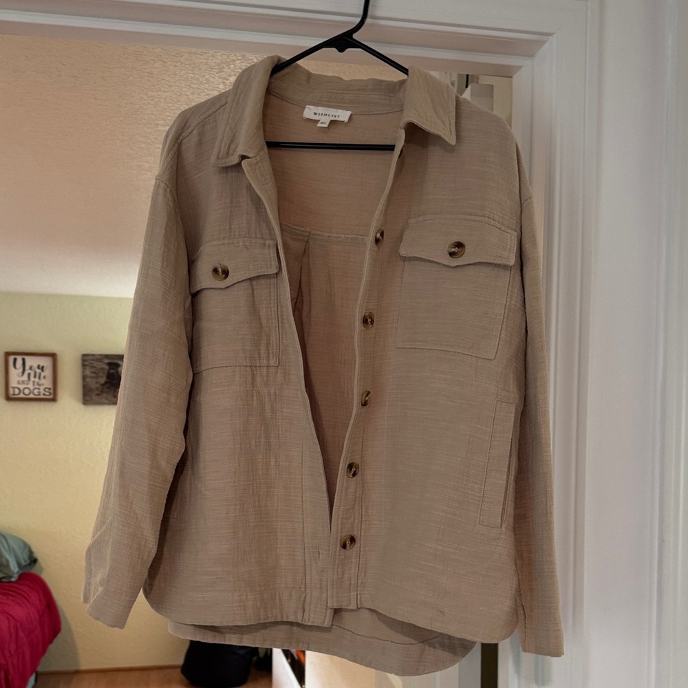 Wishlist Tan Utility Jacket